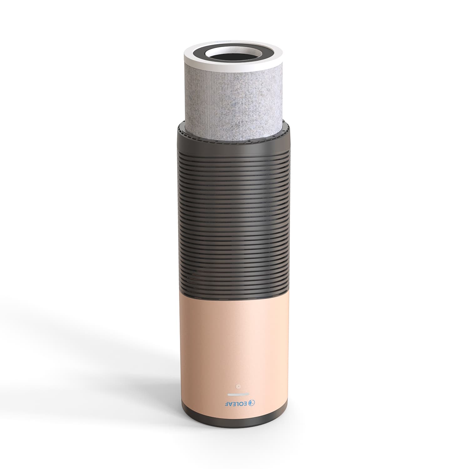 Eoleaf's AEROPRO 150 air purifier with its filter sticking out the top