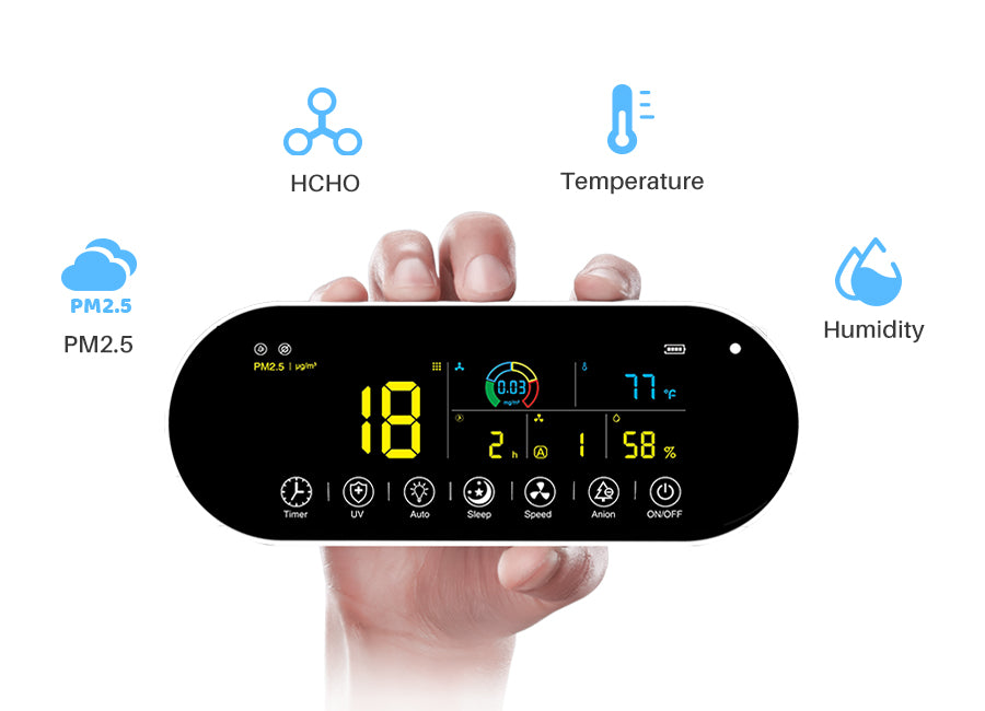 Eoleaf's bluetooth terminal offers real-time air quality data