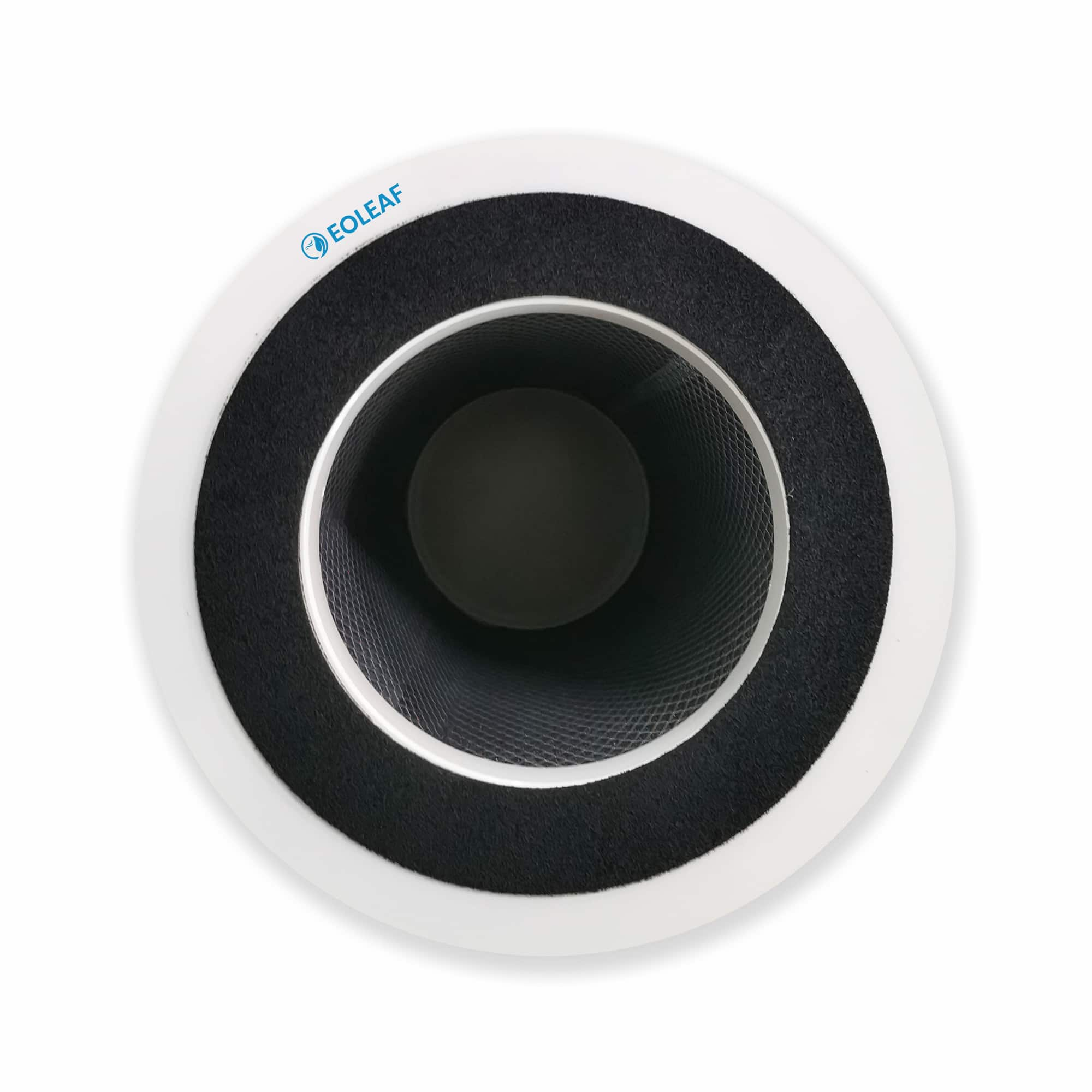 A top view of Eoleaf's AEROPRO 100 air purifier's replacement filter