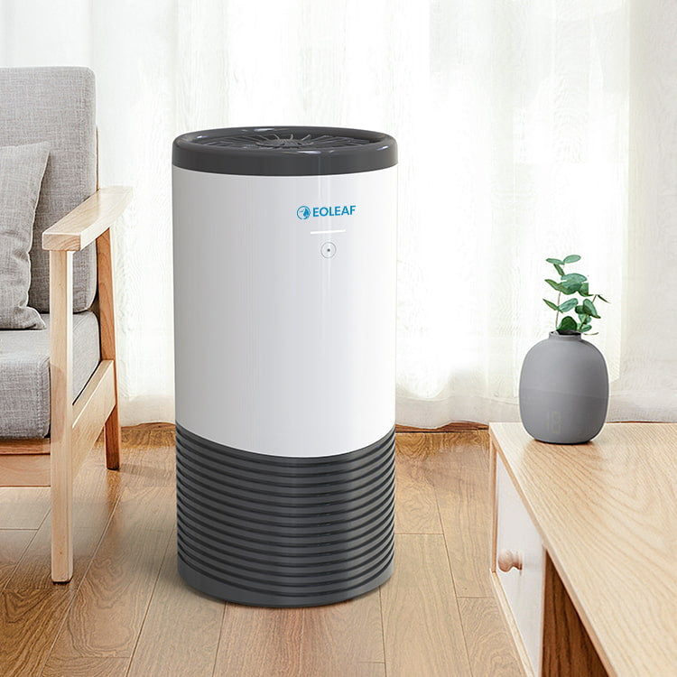 The AEROPRO 100 air purifier in a business setting