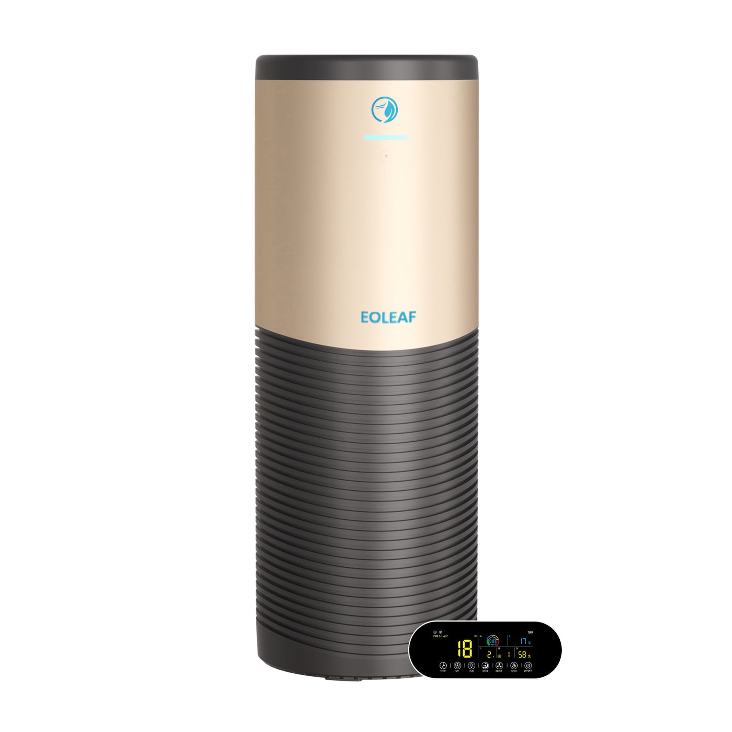 AEROPRO 150 air purifier - front view with terminal