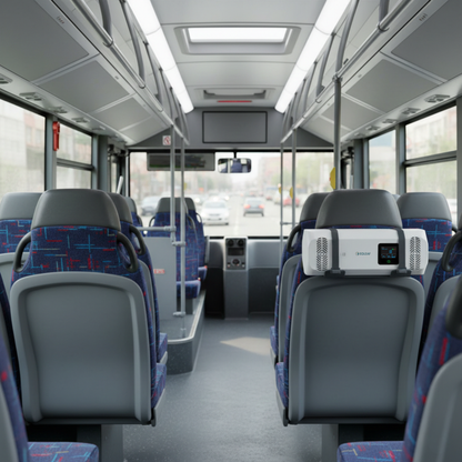 Purificateur d'air PurCar — Filtre HEPA H13 & Ioniseur - Pour tout véhicule