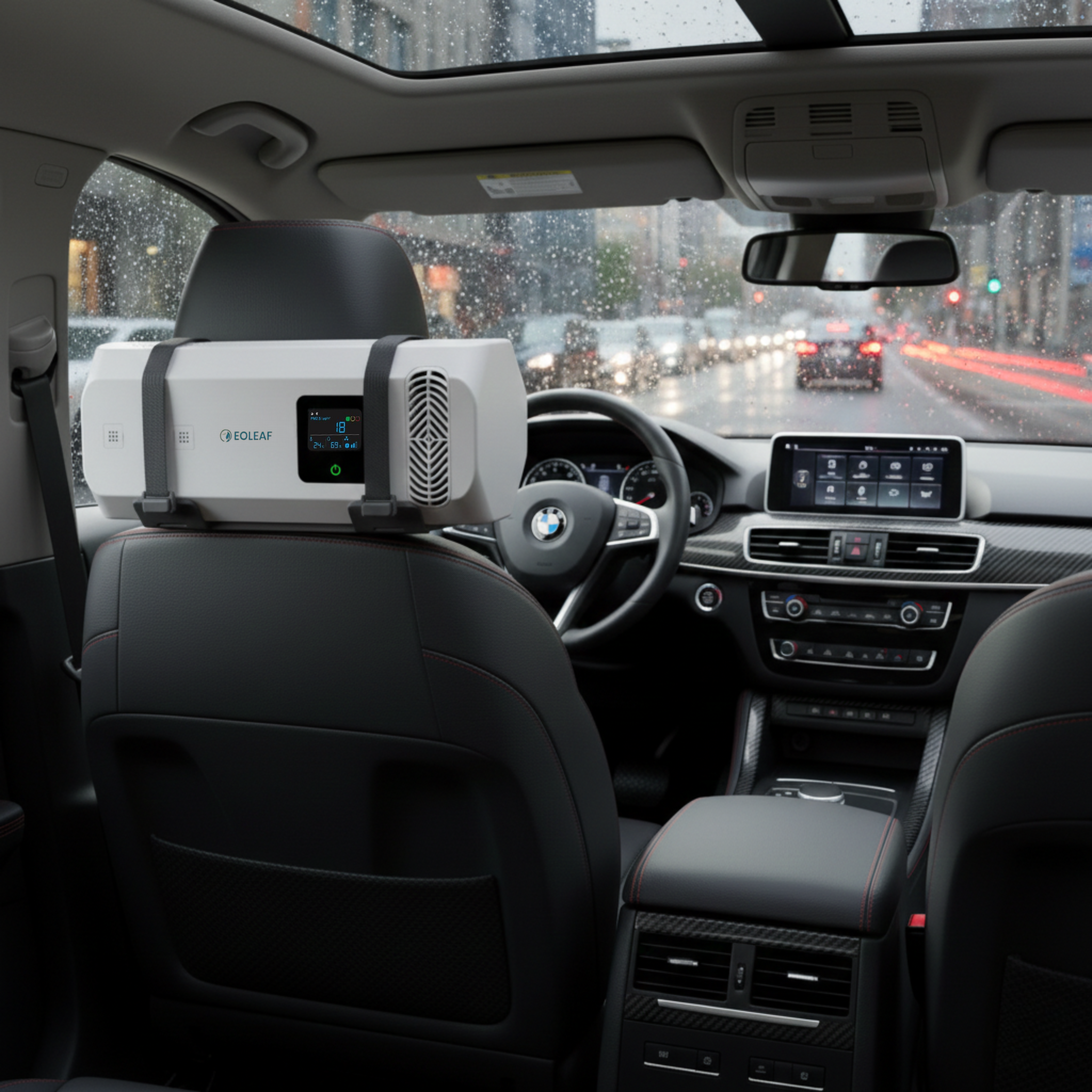 Purificateur d'air PurCar — Filtre HEPA H13 & Ioniseur - Pour tout véhicule